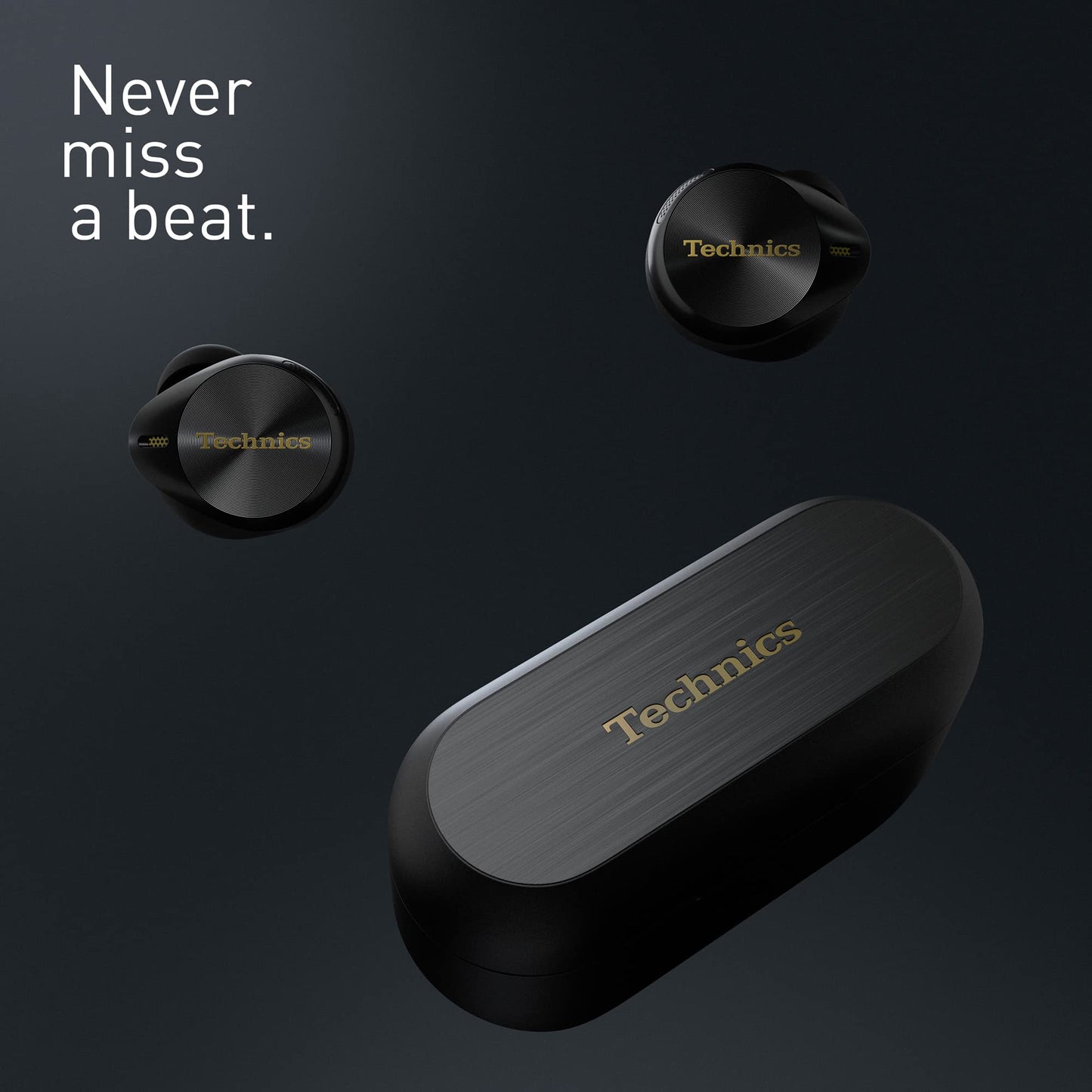 Technics EAH-AZ80E-K Wireless Noise Cancelling Earbuds – Black