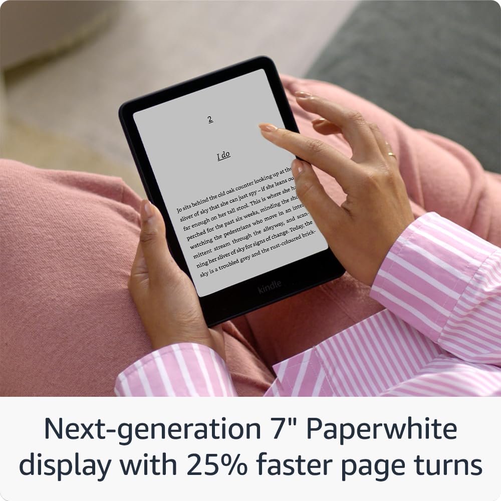 Kindle Paperwhite 2024 16GB with Cover and Adapter