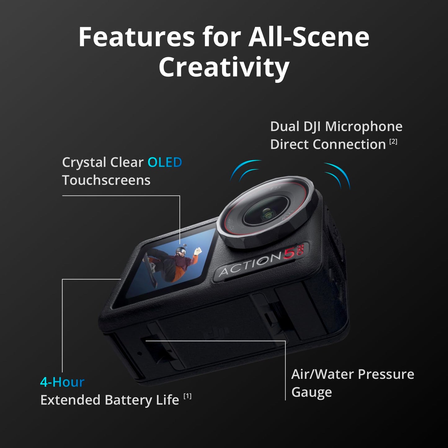 DJI Osmo Action 5 Pro Standard Combo – 4K Action Camera