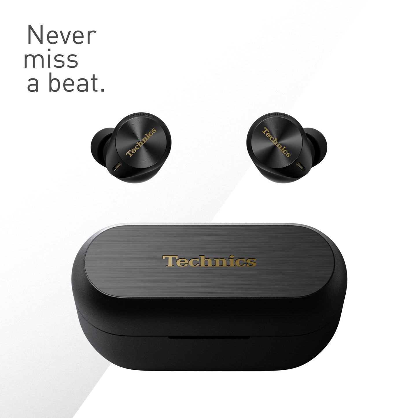Technics EAH-AZ80E-K Wireless Noise Cancelling Earbuds – Black