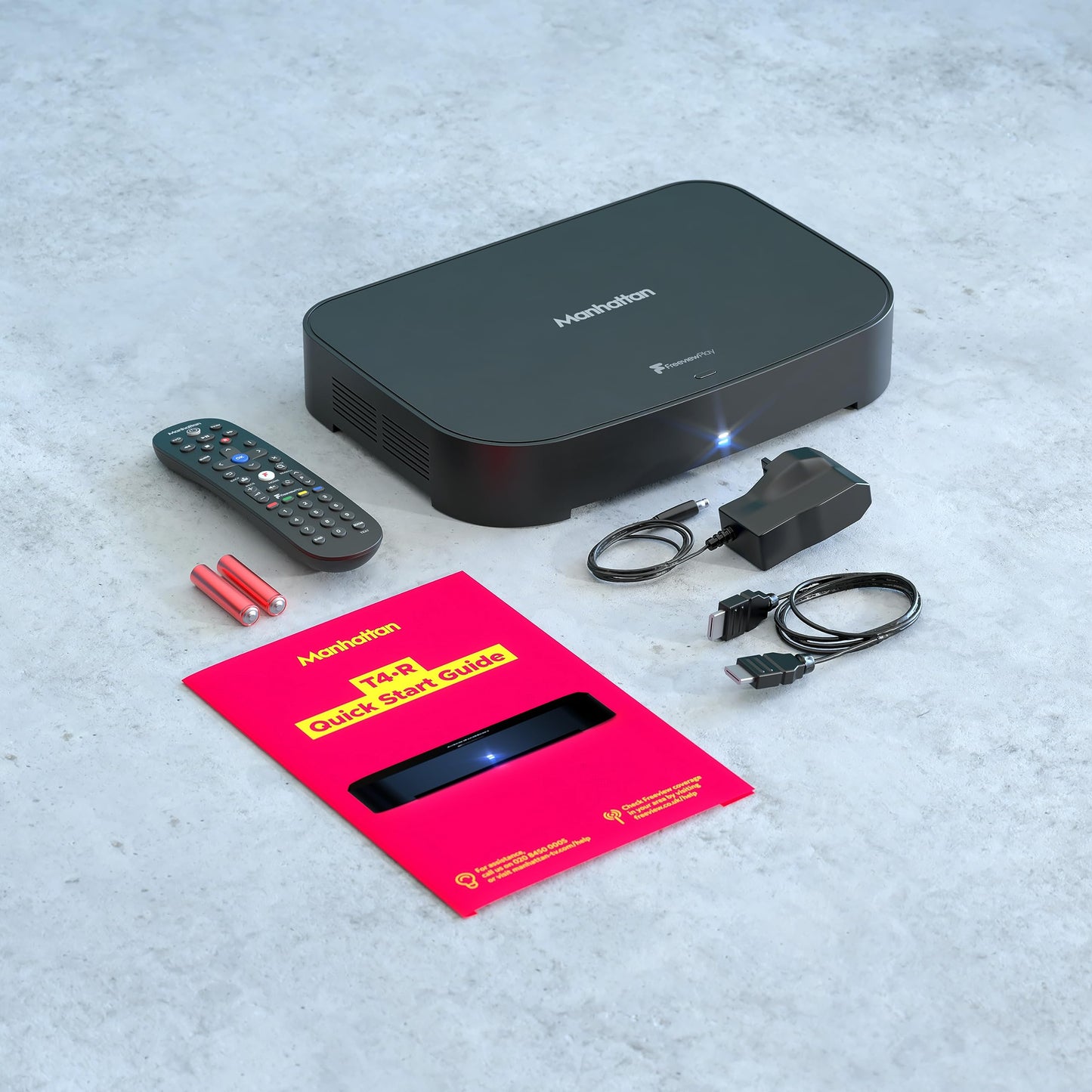 Manhattan T4-R 2TB Freeview Play 4K TV Recorder