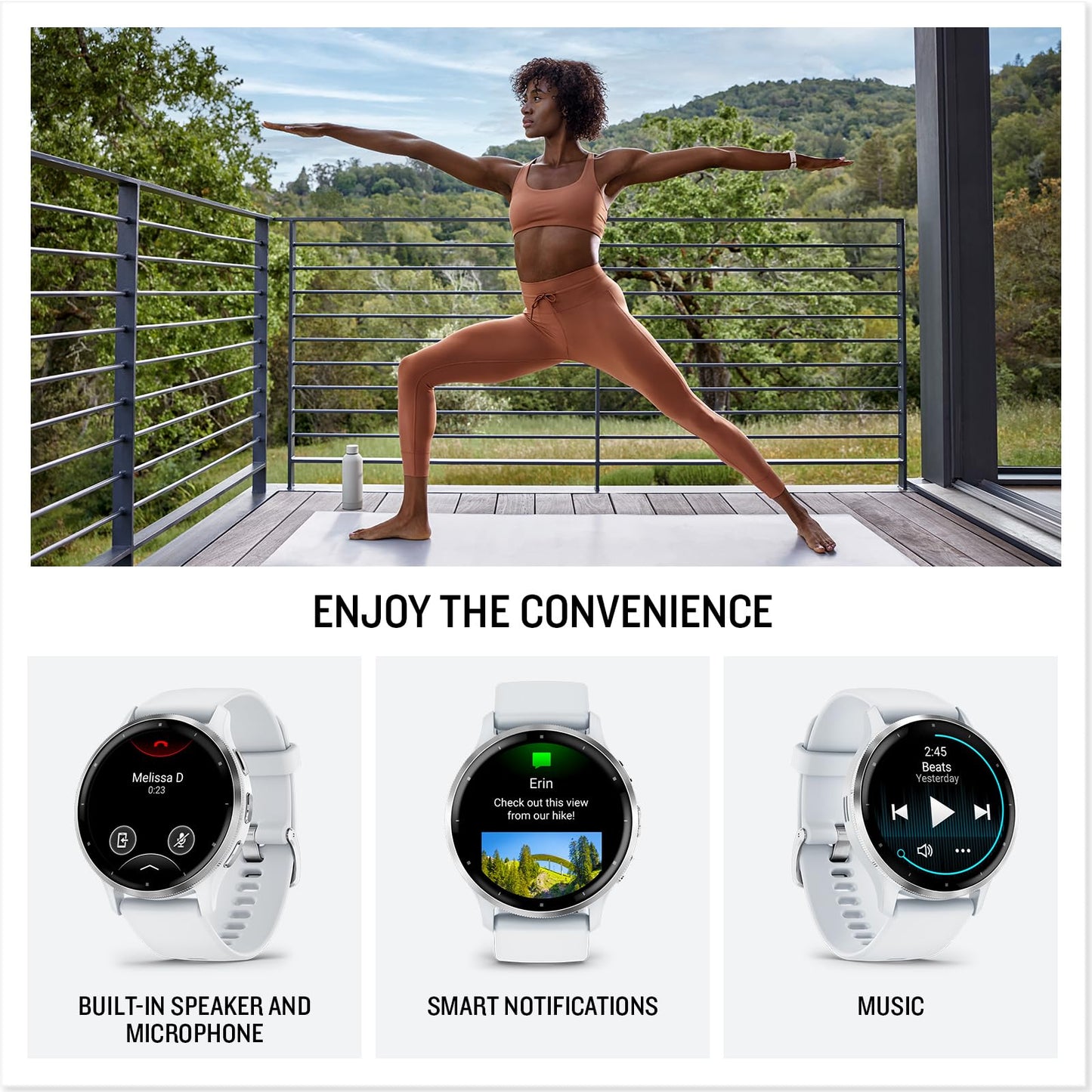 Garmin Venu 3S GPS Smartwatch 41mm – Dust Rose