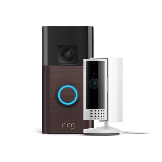 Ring Battery Video Doorbell (2024) with Indoor Camera (2nd Gen)