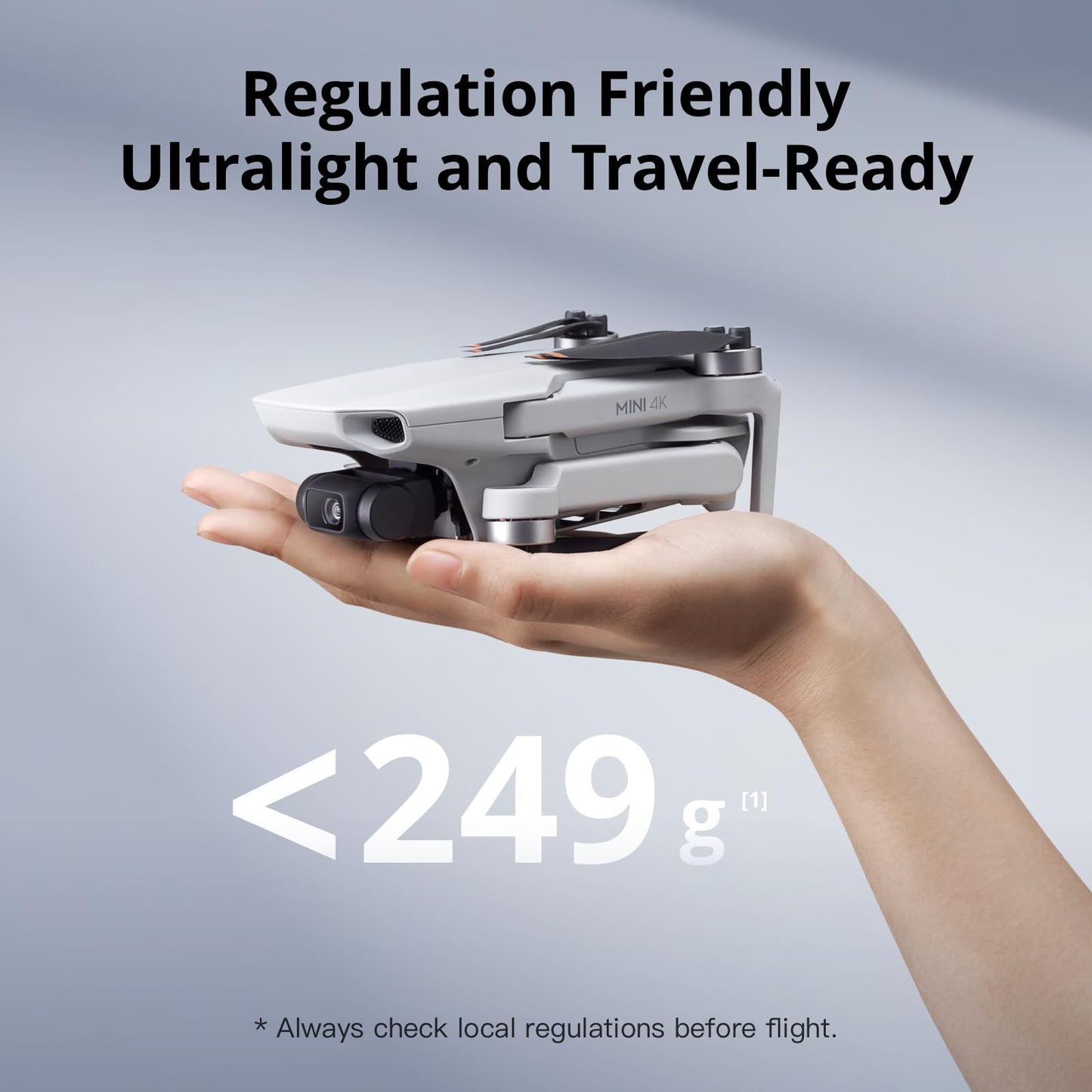 DJI Mini 4K Drone with Camera – Under 249g