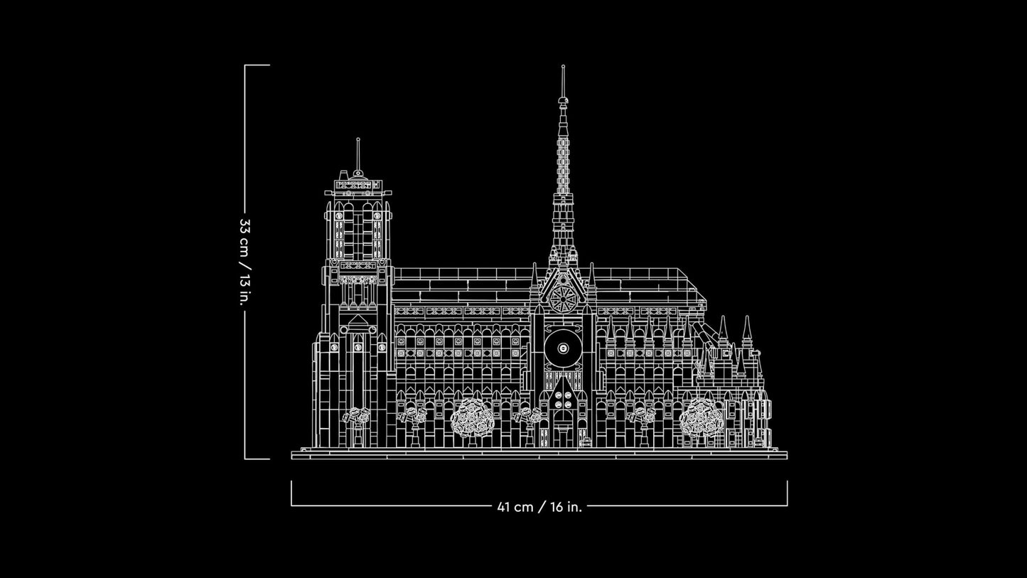 LEGO Architecture Notre-Dame de Paris Model Kit 21061
