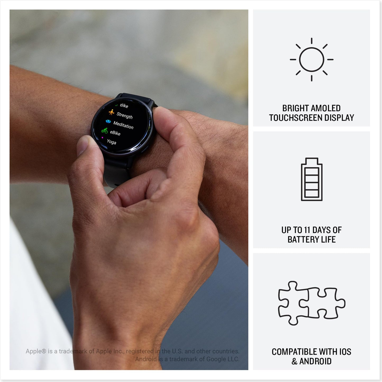 Garmin vívoactive 5 GPS Smartwatch 42mm – Metallic Orchid