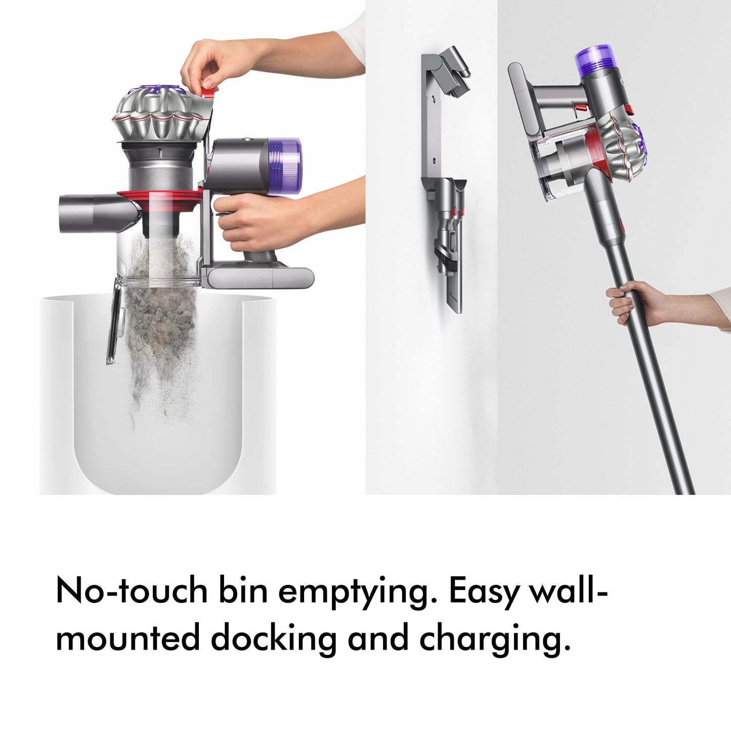 Dyson V8 Advanced Cordless Stick Vacuum Cleaner – Silver/Nickel