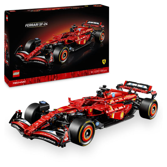 LEGO Technic Ferrari SF-24 Formula 1 Car Model 42207