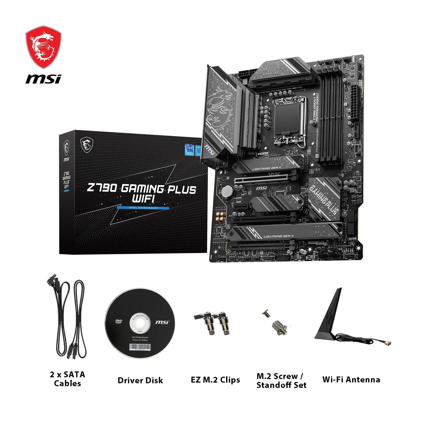 MSI Z790 Gaming Plus WiFi ATX Motherboard – LGA1700 DDR5