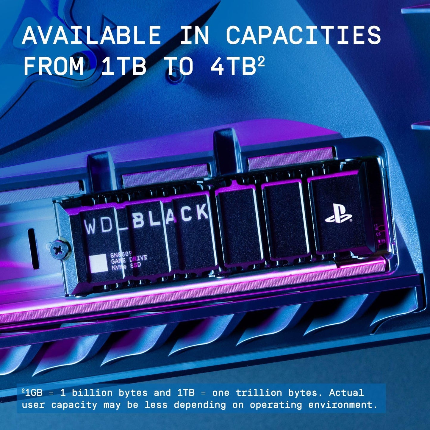 WD_BLACK SN850P 2TB PS5 SSD with Heatsink