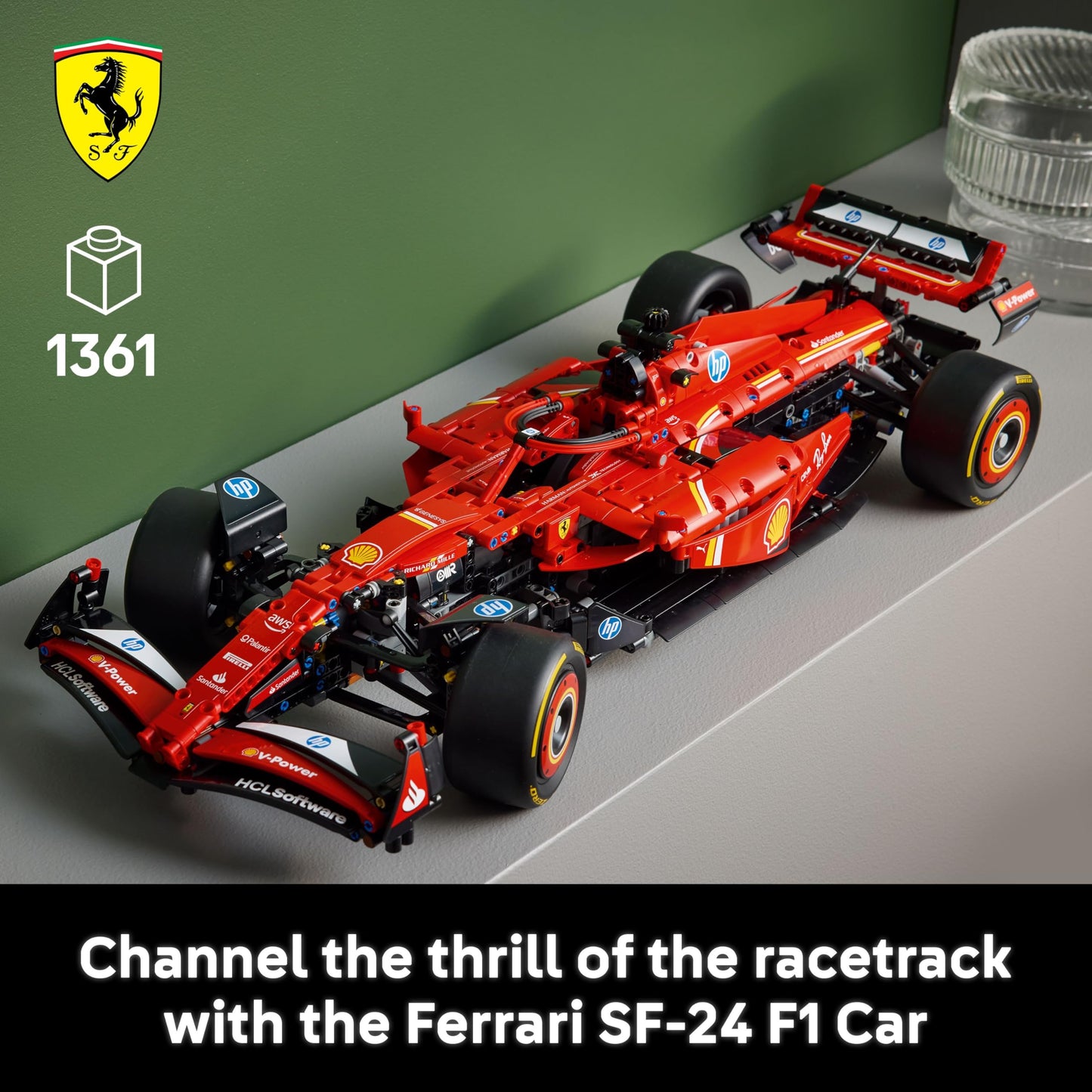 LEGO Technic Ferrari SF-24 Formula 1 Car Model 42207