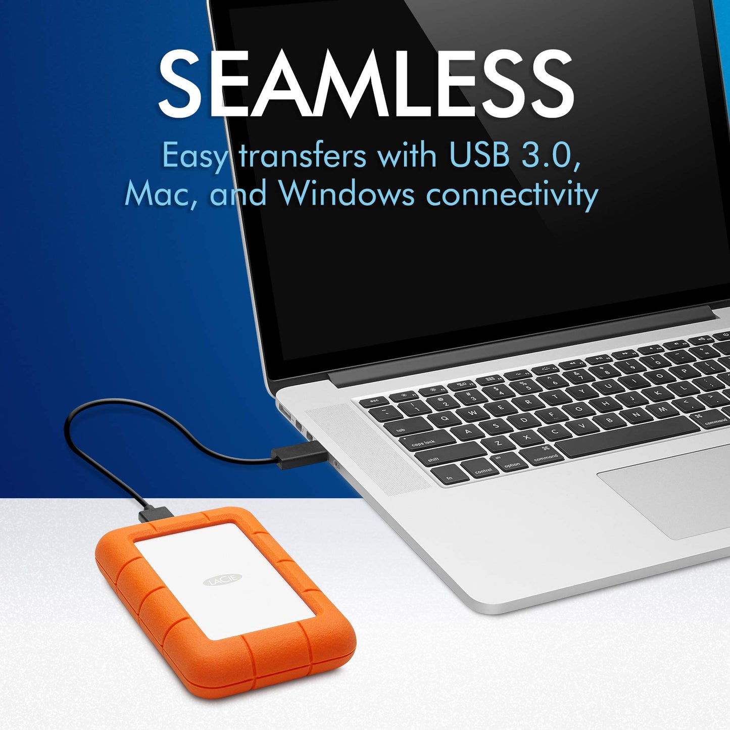 LaCie Rugged Mini 5TB Portable External Hard Drive